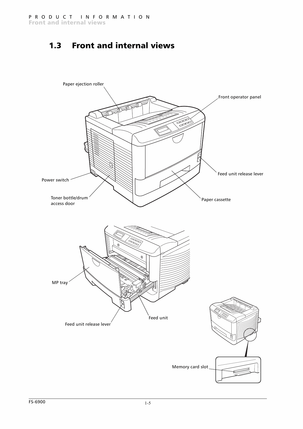 KYOCERA LaserPrinter FS-6900 Service Manual-2